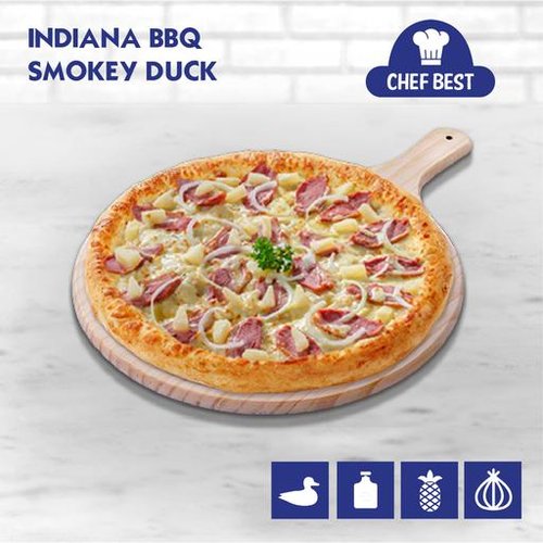 Indiana BBQ Smokey Duck Pizza