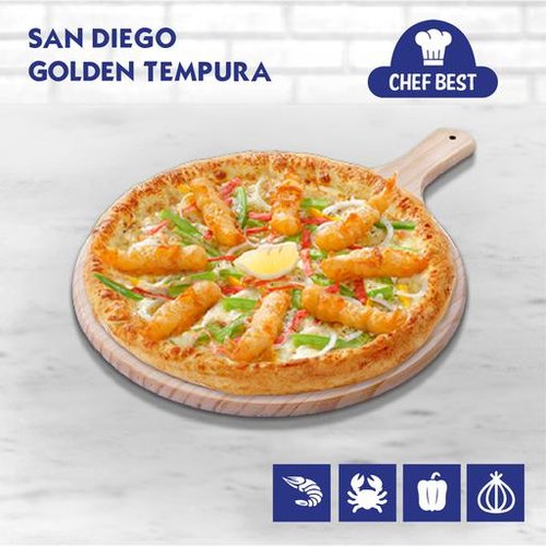 San Diego Golden Tempura Pizza